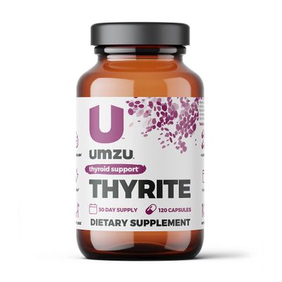 UMZU Thyrite Thyroid Support Supplement Magnesium, Zinc, Copper, Iodine Selenium Healthy Metabolism, Sustained Energy Weight Management Thyroid Complex Aid (30 Day Supply 120 Capsules)
