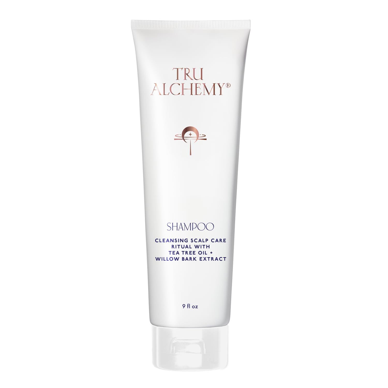 Tru Alchemy Shampoo for Growth, Volume Scalp Health Naturally-Derived with Tea Tree Peppermint Oil plus Keratin Saw Palmetto Sulfate Paraben Free 9 Fl Oz.