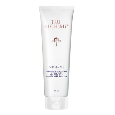 Tru Alchemy Shampoo for Growth, Volume Scalp Health Naturally-Derived with Tea Tree Peppermint Oil plus Keratin Saw Palmetto Sulfate Paraben Free 9 Fl Oz.