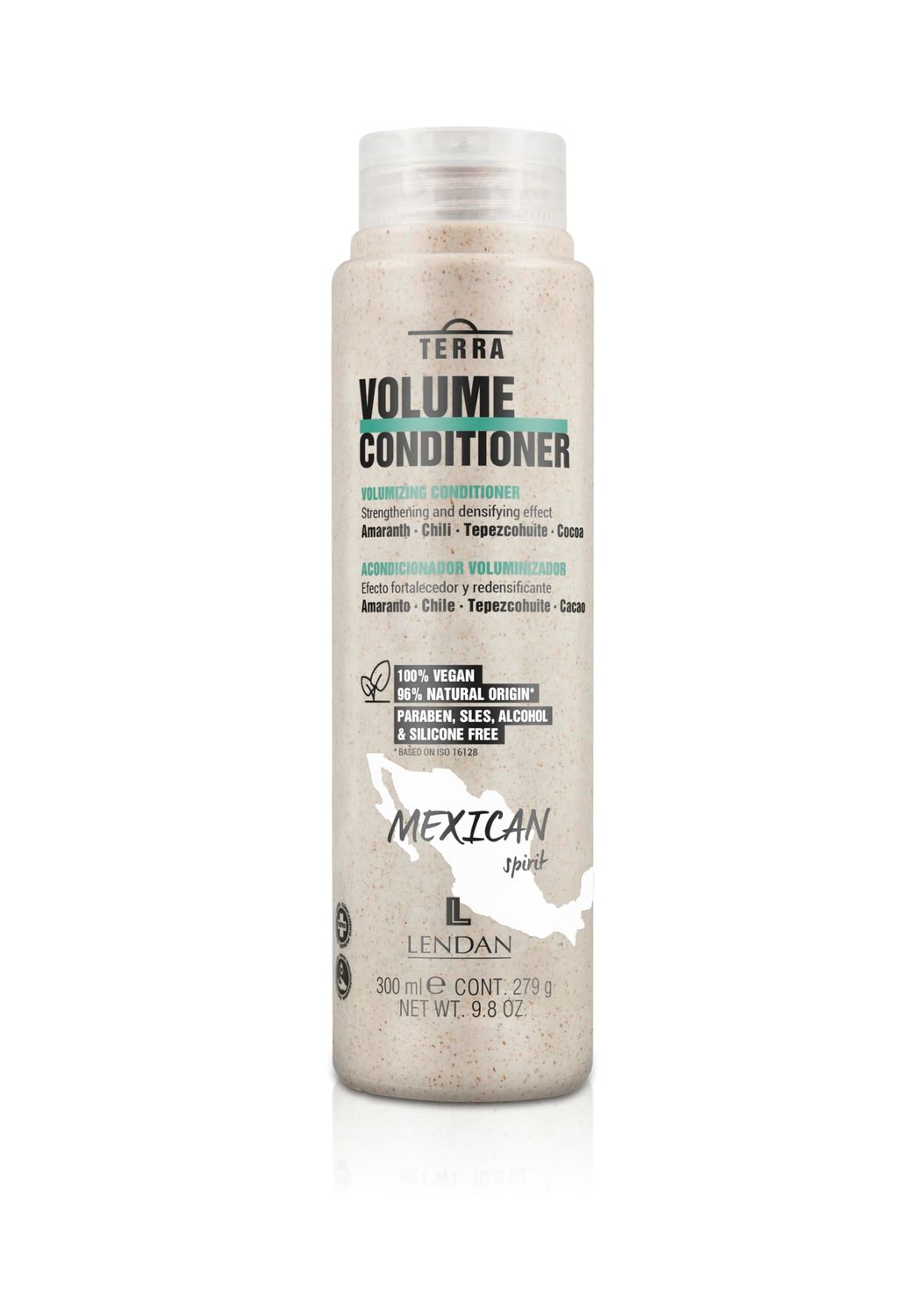 Lendan - Volume Conditioner - Terra Volume Conditioner - 300 ml - Maximizes Hair Volume without Weighing Down - Soft Hair - Strengthens and Redensifies - Anti-Frizz Hair - Vegan