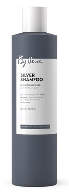 By Veira, Silver Shampoo 10.1 Fl Oz, Anti-brass, Violet pigments Neutralizes Golden Tones Gives Cool Tone, Colour preserving, 100 vegan SulphateSilicone free