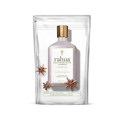 Rahua Scalp Exfoliating Shampoo Refill 9.5 Fl Oz, Scalp Exfoliator Hair Shampoo Scrub for Healthy Scalp Hair, Mango Passion Fruit, Gently Exfoliates Scalp with Star Anise and Fruit Enzymes