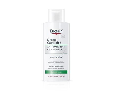 Eucerin Dermo Capillaire Anti-dandruff Gel Shampoo for Sensitive Greasy Scalp for Women, 250ml by Eucerin