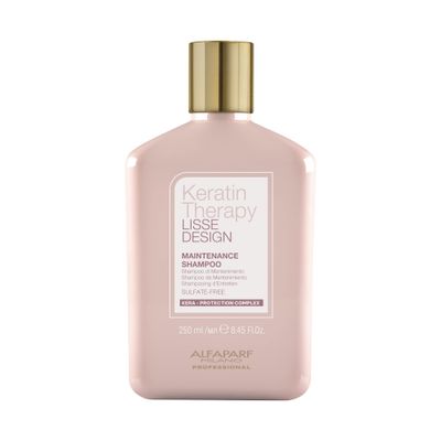 Alfaparf Milano Lisse Design Keratin Shampoo for Damaged Hair - Anti-Frizz - Maintains Brazilian Keratin Therapy - Smoothing, Straightening and Hydrating with Collagen (8.45 oz)