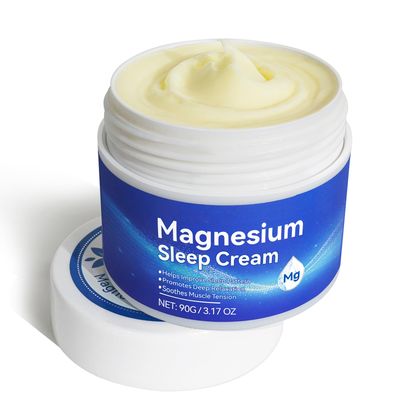Generic Premium Magnesium Cream for Sleep 3.17 Oz, Topical Magnesium Cream - Safe and Easy to Absorb, Quick Drying without Residue, Gentle to The Skin, Blue