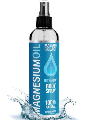 Magnesium Oil Spray - 100 Natural Magnesium Spray - Made with Dead Sea Salt, Stronger Than Magnesium Lotion and Magnesium Cream