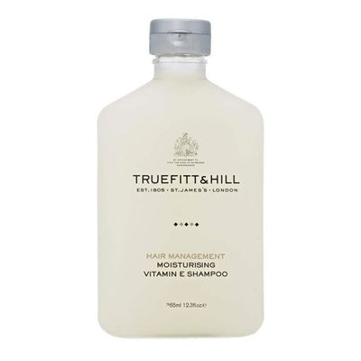 Truefitt Hill Hair Management - Vitamin E Shampoo - Moisturizing Natural Radish Root and Vitamin E for a Sleek and Healthy Gloss, Ideal for Dry or Damaged Hair - 12.3 oz.