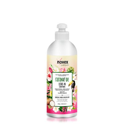 Novex Coconut Oil Leave in Conditioner, 10.5 oz - Infused with Pure 100 Organic Coconut Oil