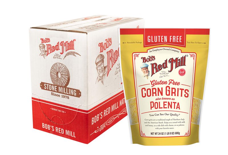 Bob&#39;s Red Mill Gluten Free Corn GritsPolenta, 24-ounce (Pack of 4)