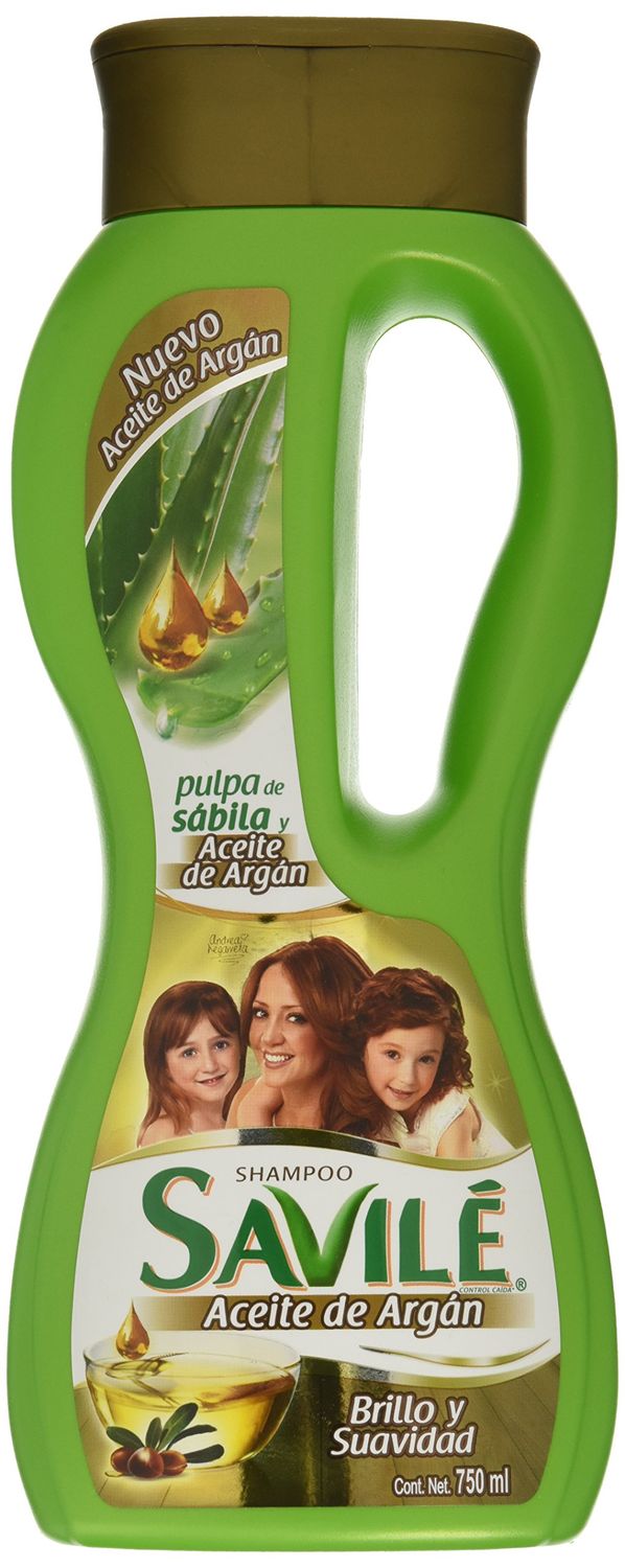 Savile Shampoo with Aloe Pulp Argan OilShampoo Con Pulpa De Sabila Y Aceite De Argan
