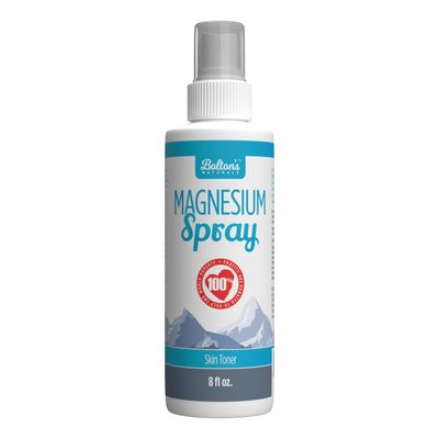 Bolton&#39;s Natural Magnesium Chloride Spray Bottle, Concentrated Topical Magnesium Chloride, Unscented 8oz