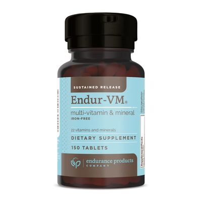 ENDUR-VM - Without Iron - Sustained-Release Daily Multi-Vitamin - Vitamin A, Vitamin C, Vitamin D, Vitamin E, Vitamin B12 - Zinc for Immune Health Support Calcium More - 150 Tablets