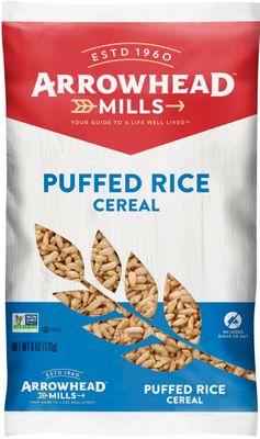 Arrowhead Mills Puffed Rice Cereal, 6 oz Bag (Pack of 4)