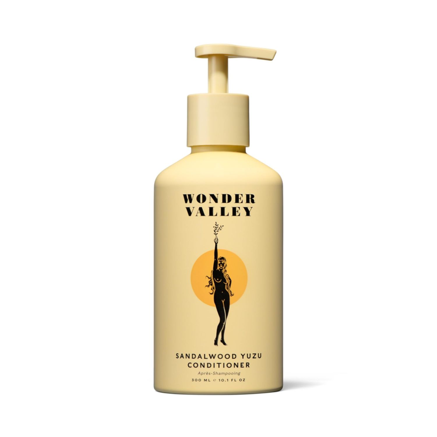 WONDER VALLEY - Sandalwood Yuzu Conditioner Vegan, Cruelty-Free, Sulfate-Free Softens, Detangles, and Restores Moisture (10.1 fl oz 300 ml)