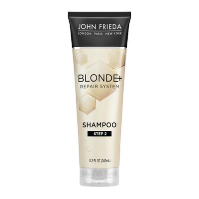 John Frieda Repair Shampoo Bond-Building Formula, for Blonde,Damaded Hair, Vegan, Cruelty Paraben-Free, Not Tested On Animals 8.3 Fl Oz