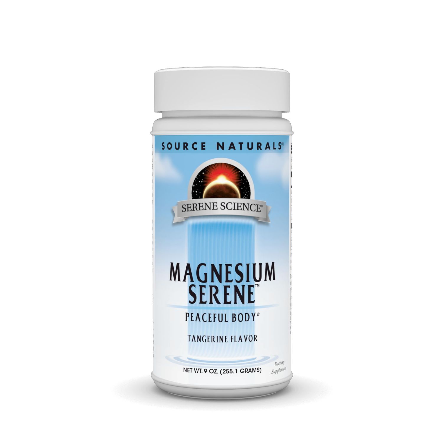 Source Naturals Serene Science Magnesium Serene, Peaceful Body, Tangerine Flavored - 9 Ounce Powder