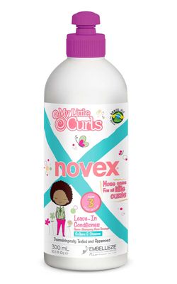 NOVEX My Little Curls Leave In 300g- Infused with natural oils for Toddlers and Kids - Curly Girl Friendly formula.