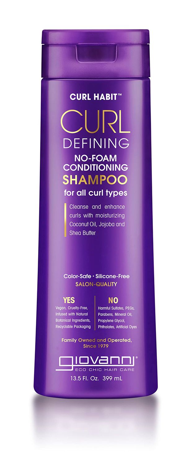 Giovanni Curl Habit, Curl Defining No-Foam Conditioning Shampoo, for All Curl Types, 13.5 fl oz (399 ml)