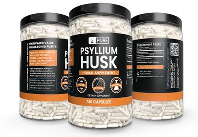 PURE ORIGINAL INGREDIENTS Psyllium Husk (730 Capsules) No Magnesium Or Rice Fillers, Always Pure, Lab Verified