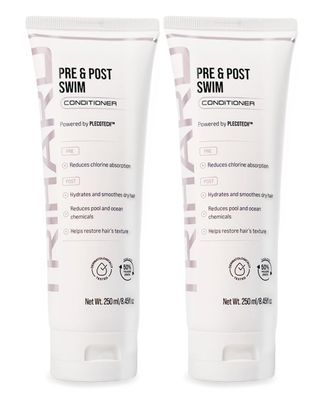 TRIHARD Pre Post Swim Conditioner Swimmers Conditioner Pre Swim Hair Protection Chlorine Removal Solution (Pack of 2)