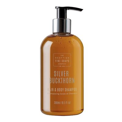 Scottish Soaps Silver Buckthorn Hair Body Shampoo 300ml Pump Bottle by Scottish Fine Soaps
