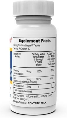 Superior Source Zinc Lozenjets - Immune System Support Supplement - Trace Mineral Supplement Aids Systems Functions - Zinc Supplement for Women Men - 60 Instant Dissolve Tablets