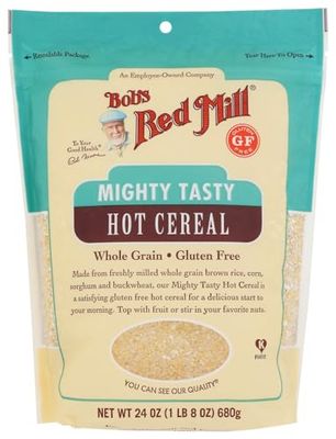 Bob&#39;s Red Mill Gluten Free Mighty Tasty Hot Cereal, 24oz (Pack of 1) - Vegan, Whole Grain, Kosher