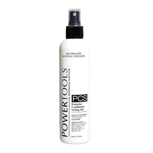 POWERTOOLS PCS, The Original Color Protector Conditioner Styling Aid, 8 oz UV Ray Protection All Day Conditioning Prevents Color Fade