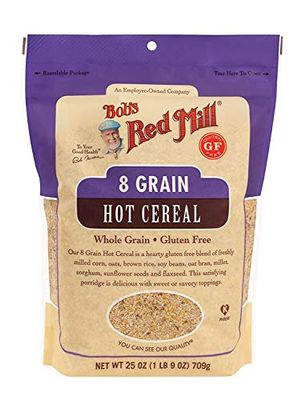 Bob&#39;s Red Mill Gluten Free 8 Grain Hot Cereal, 25 OZ (Pack of 4)