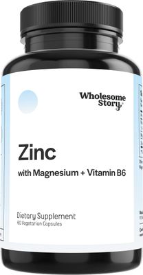 3-in-1 Zinc Picolinate Magnesium Glycinate Supplements with Vitamin B6 Magnesium and Zinc Vitamin Reproductive Fertility Health, Hormone Balance, Immune System Support Packaging May Vary
