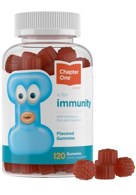 Zahler - Chapter One Immune Support Gummies for Kids with Vitamins C, Zinc Black Elderberry (120 Flavored Gummies) Kosher Immunity Vitamin C Elderberry Gummies for Kids Adults - Made in USA