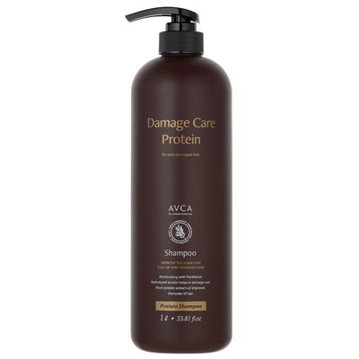 AVCA Damage Care Protein Shampoo for Dry, Damaged Hair and Strength Repair 1,000ml33.81fl. oz.