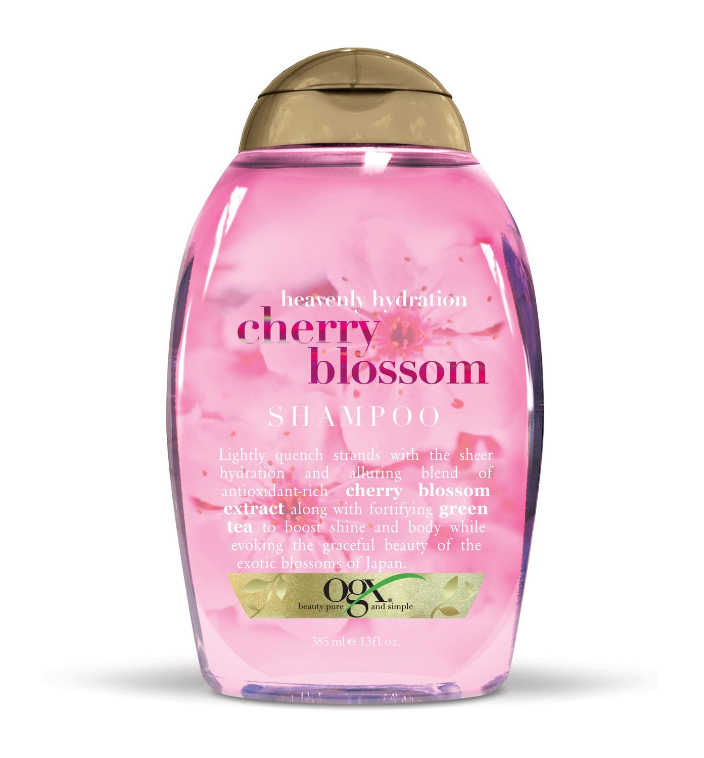 Organix Heavenly Hydration Plus Shampoo, Cherry Blossom, 13 Fluid Ounce