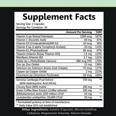 Probiotic Immunity Supplement - Probiotic Infused Multi-Vitamin with Zinc, Chromium, Selenium Essential Vitamins - Supports Healthy Gut Flora, Digestive Health, and Immune System (1-Bottle)