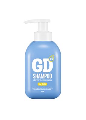 TS GD For Boy Shampoo Gentle Cleansing, Dandruff Control, Sensitive Scalp Care Natural Ingredients, Non-GMO, Paraben-Free Ideal for Teens Youth (400mL) Korean Shampoo