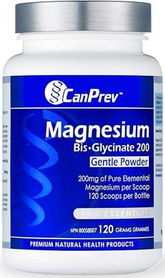 CanPrev Magnesium Bis-Glycinate Powder, 120 g Powder