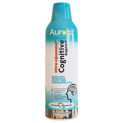Aurora Nutrascience Ultra-Liposomal Cognitive Support Magnesium L-Threonate, Supports Increased Focus and Concentration, 10 fl oz (300mL)