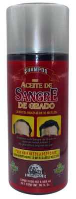 Alma Belleza Sangre de Grado Natural Extracto de arbol Shampoo (Shampoo tree Extract Sangre de Grado) - 16 fl oz - Natural Ingredients with Hueso de Mamey, Aguacate, Cacahuananche, Jojoba, Vitamina E