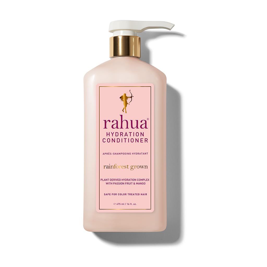 Rahua Hydration Conditioner Lush Pump 16 Fl Oz, Replenish Dry, Thirsty Hair for Hydrated Strong, Healthy, Smooth Hair Infused with Natural Tropical Aromas of Passion Fruit and Mango