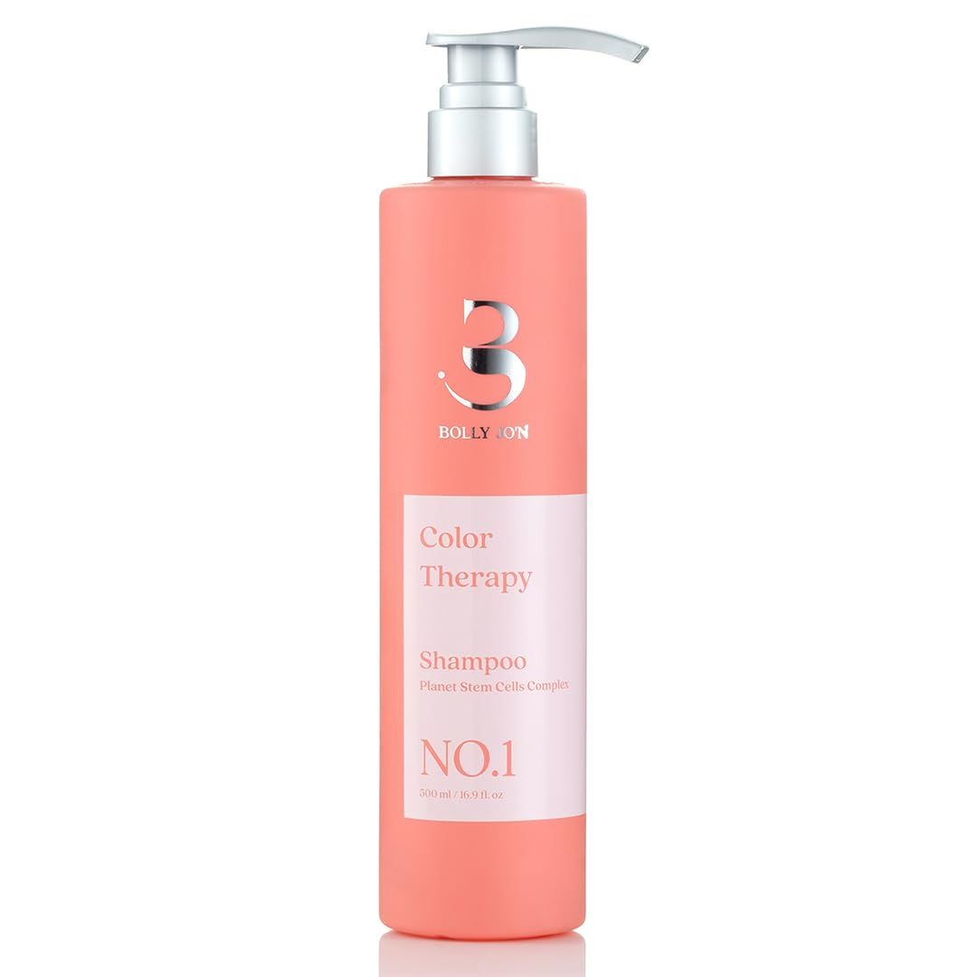 Color Therapy Shampoo for Colored and Dry Hair - Sulfate-Free, Enriched with Plant Stem Cells and Advanced PLEX Complex - 500ml by Bolly Jo&#39;n