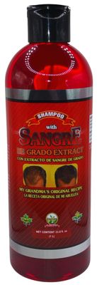 Alma Belleza Sangre de Grado arbol Natural Extract Shampoo (Shampoo Extract Sangre de Grado tree) - Jumbo Size 33.8 fl oz - Natural Ingredients with Aloe Vera, Verbena, Coconut Oil - Premium Brand