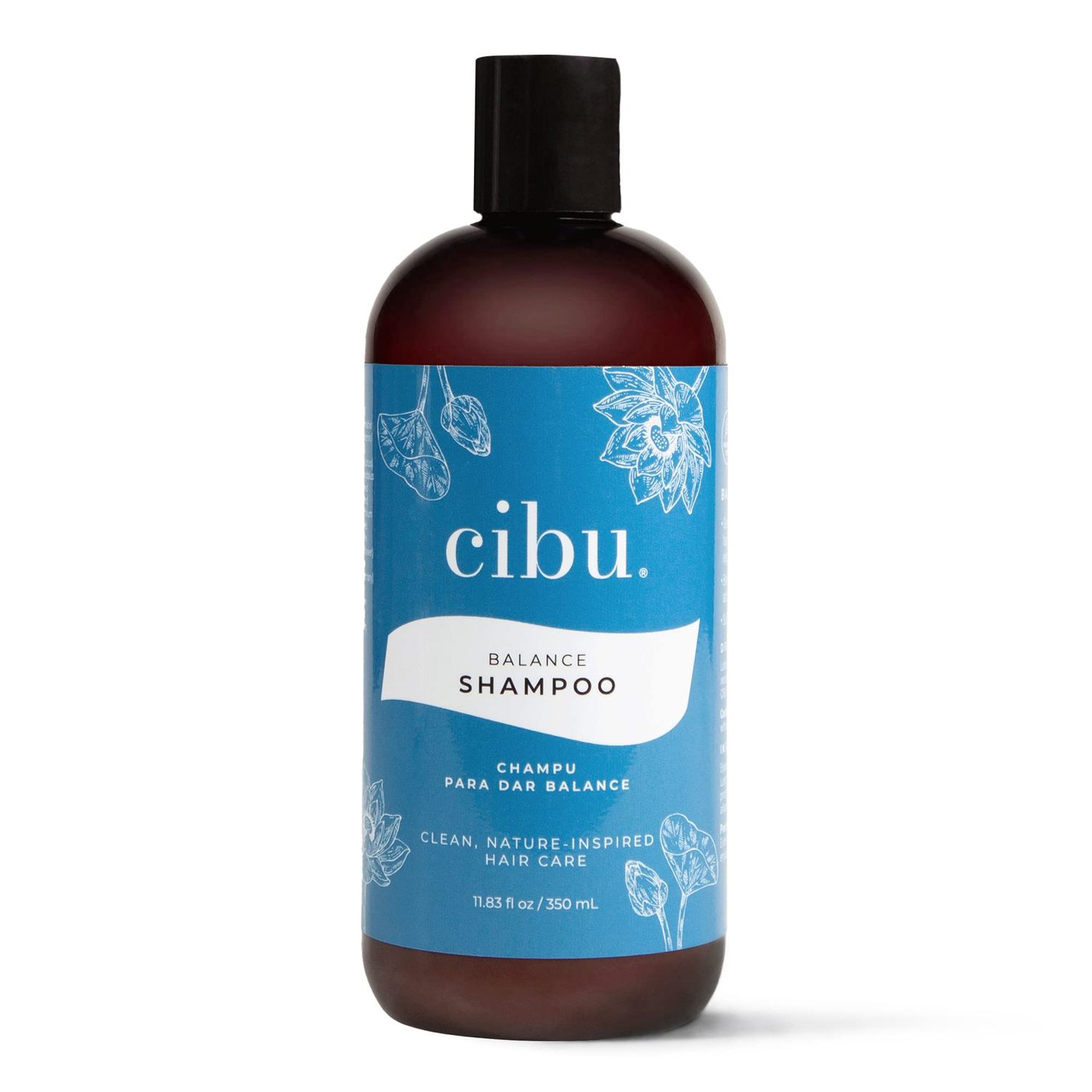 CIBU Balance Shampoo 30062 Nutrient-Rich Formula Moisturizes, Strengthens Repairs Dry Hair Sulfate-Free For All Hair Types and Textures Gentle For Daily Use for Clean, Healthy Shine 11.83oz