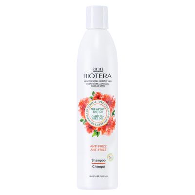 Biotera Anti Frizz Smoothing Shampoo Frizzy or Unruly Hair Microbiome Friendly Vegan Animal Test Free Paraben Free Color-Safe 15.2 Fl Oz