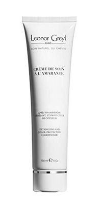 Leonor Greyl Paris - Creme De Soin a L&#39;Amarante - Detangling and Color-Protecting Conditioner - Gluten Free Vegan, 94 Natural Ingredients - Deep Smoothing Conditioner (5 Oz)