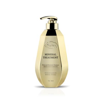 Saphira Mineral Treatment Prep Maintain Shampoo - DeFrizz Treatment 17oz 500 ml