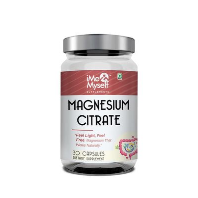 Magnesium Citrate Capsules - 30 Count for Daily Wellness