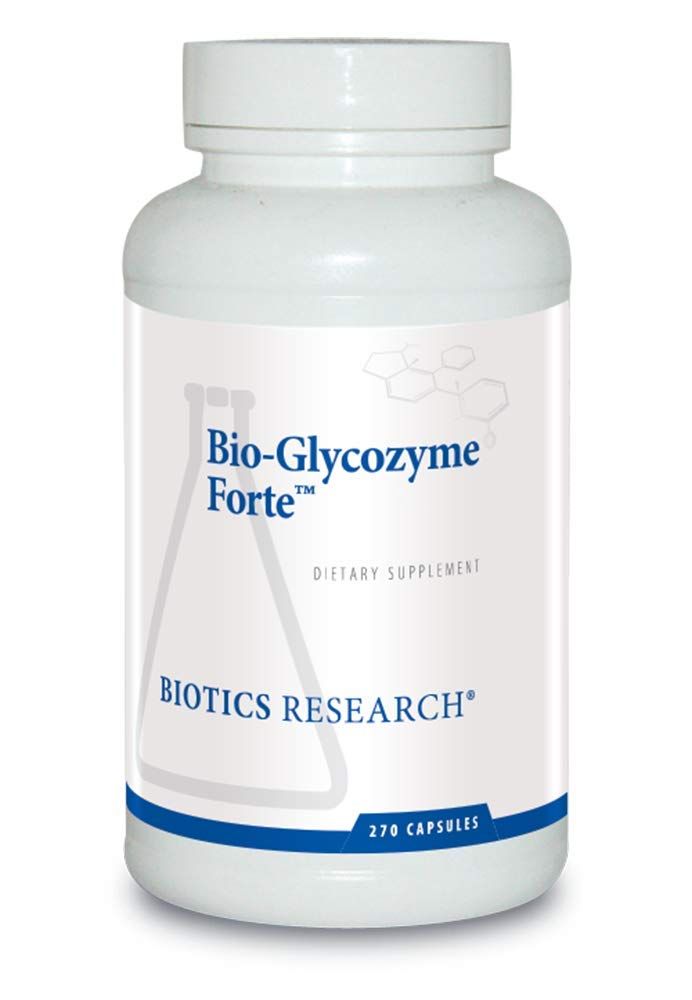 Biotics Research Bio Glycozyme Forte Multivitamin for Glycolytic Support, Vanadium, Zinc, Chromium, Manganese, Inositol, Catalase, Healthy Metabolism and Homocysteine 270 Capsules