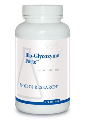 Biotics Research Bio Glycozyme Forte Multivitamin for Glycolytic Support, Vanadium, Zinc, Chromium, Manganese, Inositol, Catalase, Healthy Metabolism and Homocysteine 270 Capsules