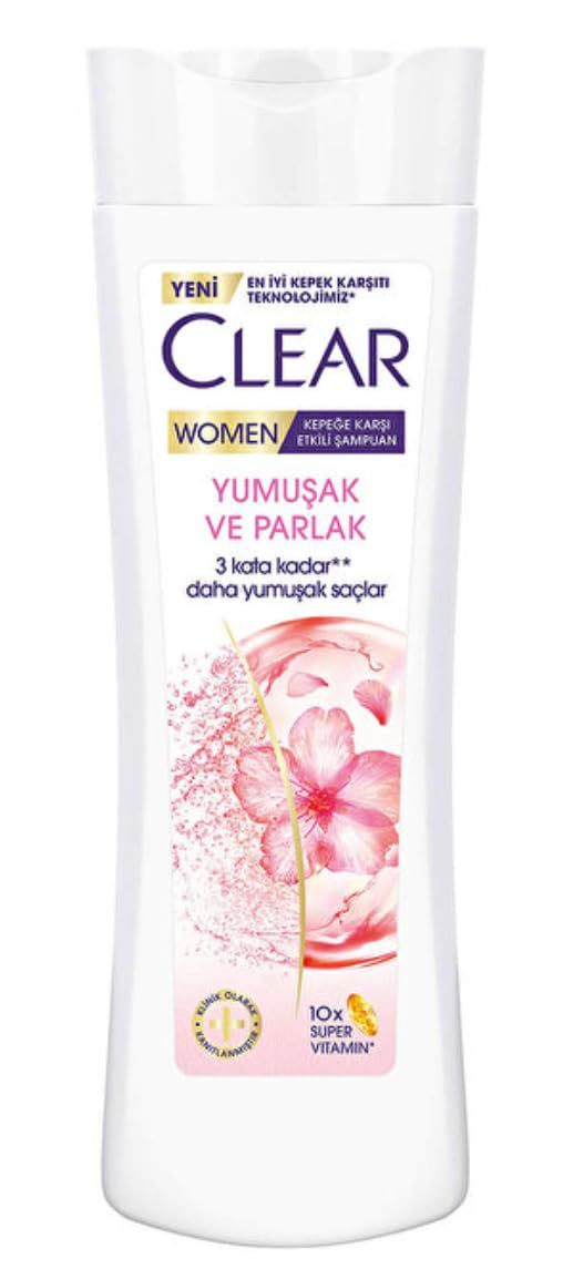 Generic Clear Women Anti-Dandruff Shampoo Soft Shiny Cherry Blossom Essence Keratin 350 ml