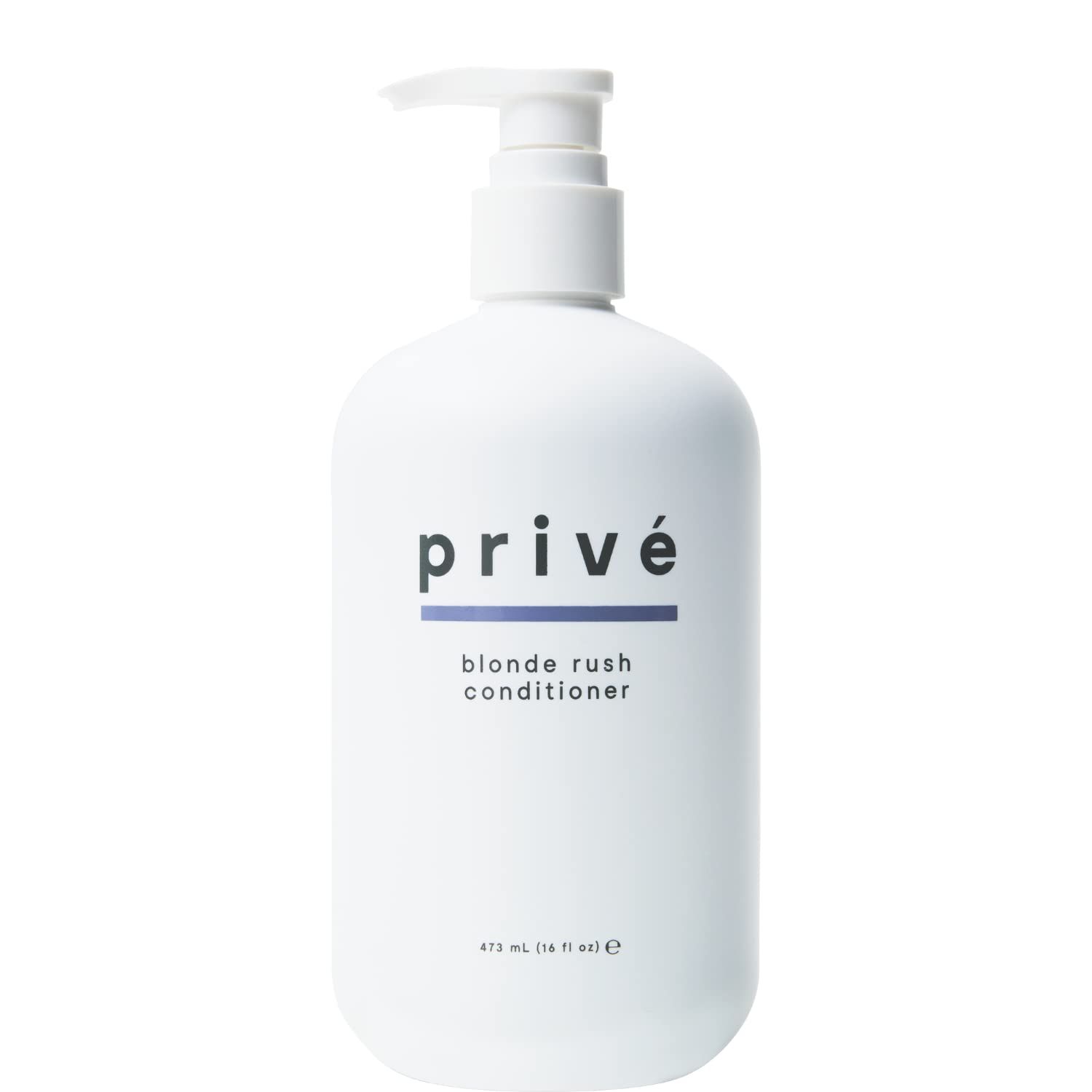 Prive Blonde Rush Conditioner - Purple for Hair Brass Off, Damage Repair Keep Your Catwalk Cool and Fabulous Moisturizing Blue (16oz)